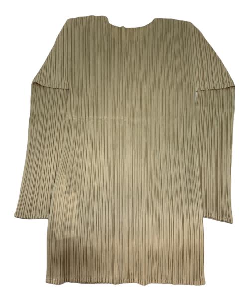 PLEATS PLEASE（プリーツプリーズ）PLEATS PLEASE (プリーツプリーズ) プリーツカットソー イエロー サイズ:3の古着・服飾アイテム