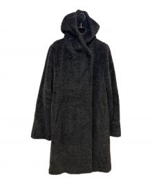 Max Mara Studio（マックスマーラ ストゥディオ）の古着「フーデッドファーコート」｜グレー