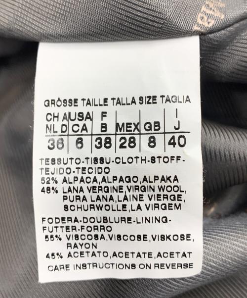 Max Mara Studio（マックスマーラ ストゥディオ）MAX MARA STUDIO (マックスマーラ ストゥディオ) フーデッドファーコート グレー サイズ:40の古着・服飾アイテム
