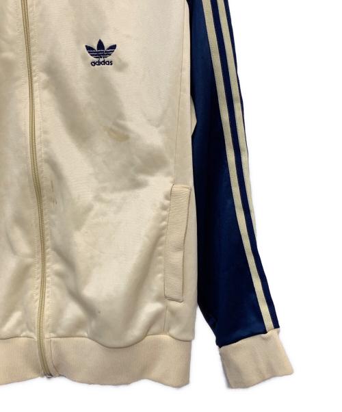 adidas（アディダス）adidas (アディダス) トラックジャケット イエロー×ネイビー サイズ:Ｌの古着・服飾アイテム