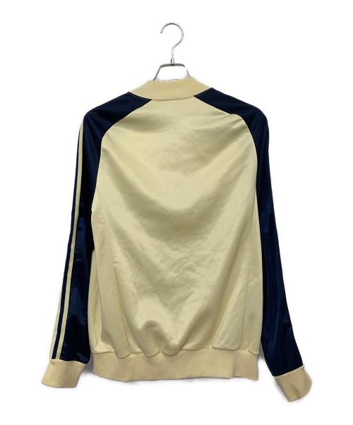 adidas（アディダス）adidas (アディダス) トラックジャケット イエロー×ネイビー サイズ:Ｌの古着・服飾アイテム