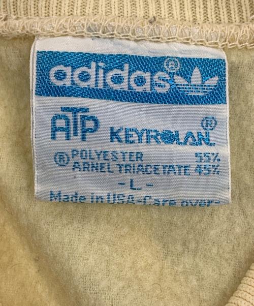 adidas（アディダス）adidas (アディダス) トラックジャケット イエロー×ネイビー サイズ:Ｌの古着・服飾アイテム