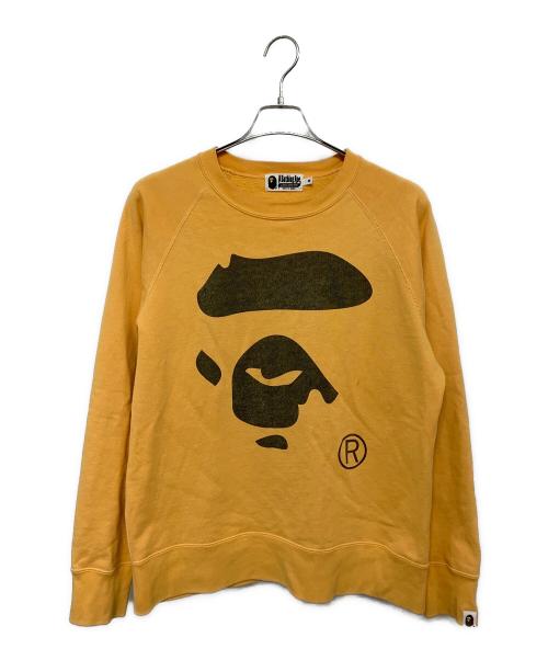 A BATHING APE（アベイシングエイプ）A BATHING APE (アベイシングエイプ) NIGO期 スウェット オレンジ サイズ:Mの古着・服飾アイテム