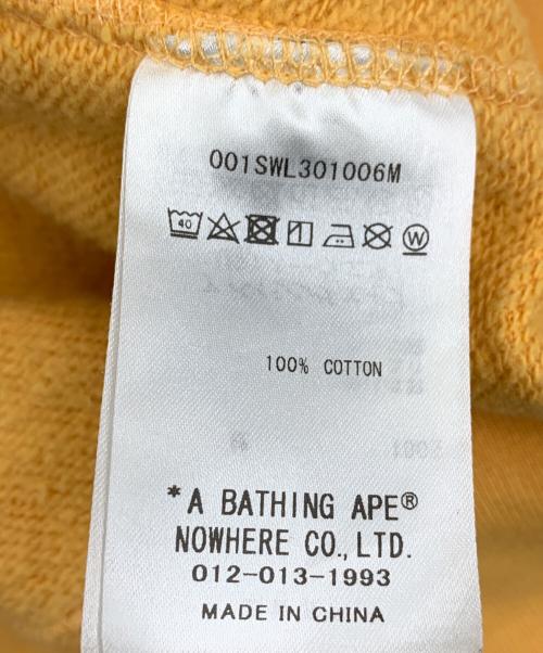 A BATHING APE（アベイシングエイプ）A BATHING APE (アベイシングエイプ) NIGO期 スウェット オレンジ サイズ:Mの古着・服飾アイテム