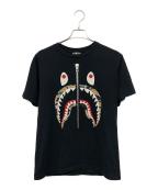 BAPE BY A BATHING APEベイプバイアベイシングエイプ）の古着「シャークT」｜ブラック