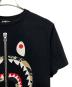 BAPE BY A BATHING APE (ベイプバイアベイシングエイプ) シャークT ブラック サイズ:M：6000円