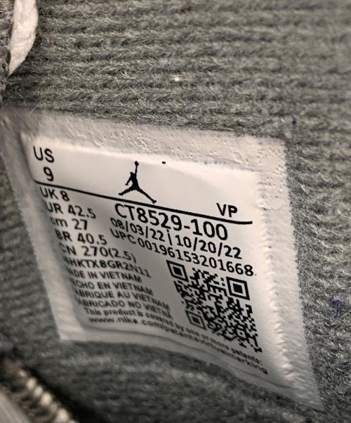 NIKE（ナイキ）NIKE (ナイキ) AIR JORDAN 6 RETRO ホワイト×グレー サイズ:27の古着・服飾アイテム