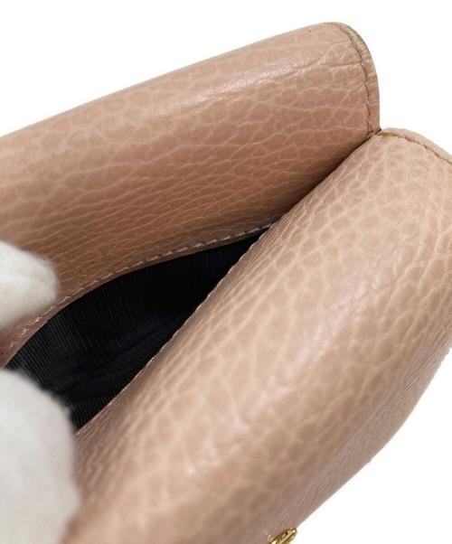 GUCCI（グッチ）GUCCI (グッチ) コンパクトウォレット ピンクの古着・服飾アイテム