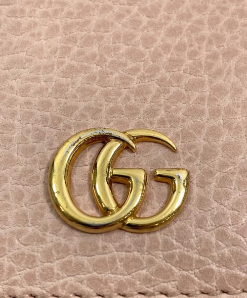 GUCCI（グッチ）GUCCI (グッチ) コンパクトウォレット ピンクの古着・服飾アイテム
