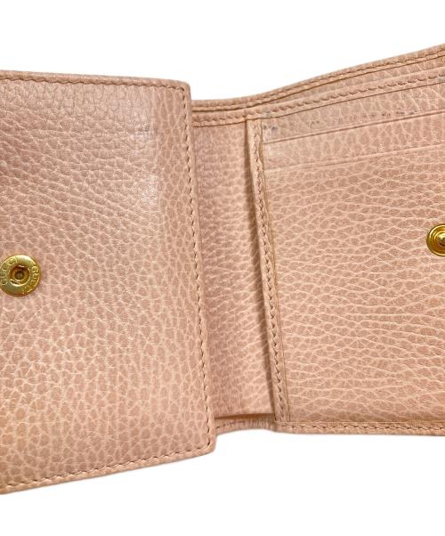 GUCCI（グッチ）GUCCI (グッチ) コンパクトウォレット ピンクの古着・服飾アイテム