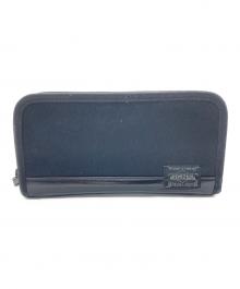 PORTER×SAC'S BAR（ポーター×サックスバー）の古着「ラウンドファスナー長財布」｜ブラック