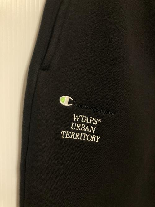WTAPS（ダブルタップス）WTAPS (ダブルタップス) Champion (チャンピオン) スウェットパンツ / URBAN TERRITORY ブラック サイズ:Lの古着・服飾アイテム