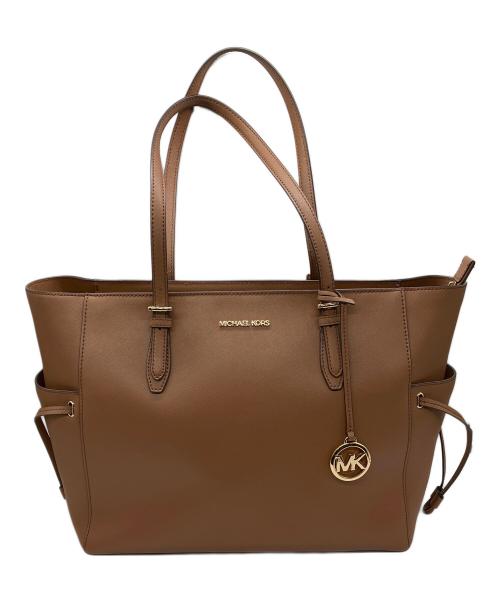 MICHAEL KORS（マイケル・コース）MICHAEL KORS (マイケル・コース) トートバッグ　MICHAEL KORS　ブラウン ブラウンの古着・服飾アイテム