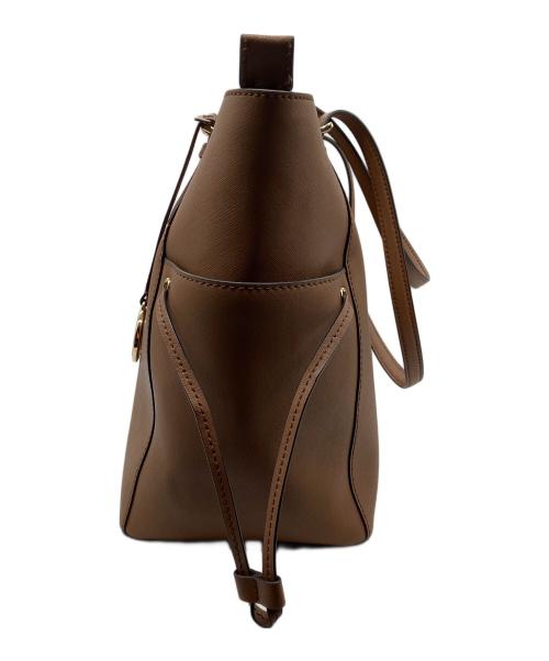 MICHAEL KORS（マイケル・コース）MICHAEL KORS (マイケル・コース) トートバッグ　MICHAEL KORS　ブラウン ブラウンの古着・服飾アイテム