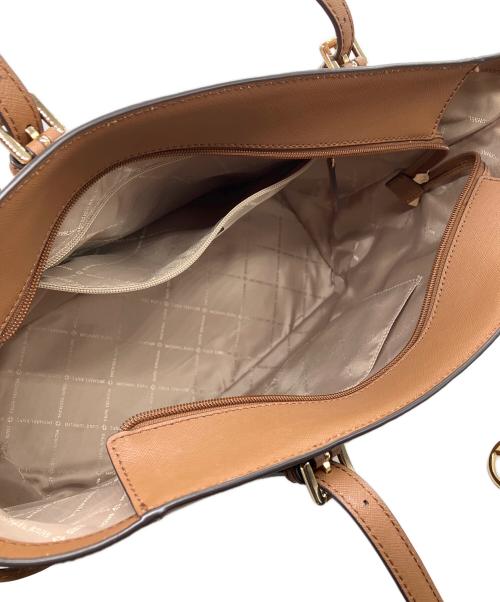 MICHAEL KORS（マイケル・コース）MICHAEL KORS (マイケル・コース) トートバッグ　MICHAEL KORS　ブラウン ブラウンの古着・服飾アイテム