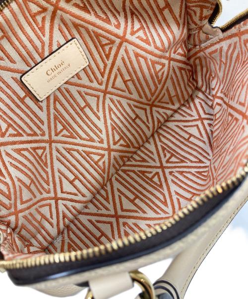 Chloe（クロエ）Chloe (クロエ) 2WAYショルダーバッグ/ハンドバッグ ベージュの古着・服飾アイテム