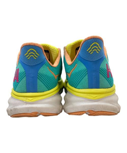 HOKAONEONE（ホカオネオネ）HOKAONEONE (ホカオネオネ) ローカットスニーカー グリーン×イエロー サイズ:28.0の古着・服飾アイテム