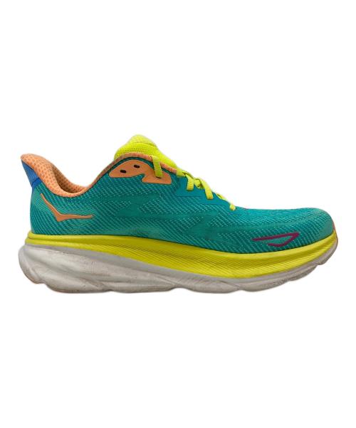 HOKAONEONE（ホカオネオネ）HOKAONEONE (ホカオネオネ) ローカットスニーカー グリーン×イエロー サイズ:28.0の古着・服飾アイテム