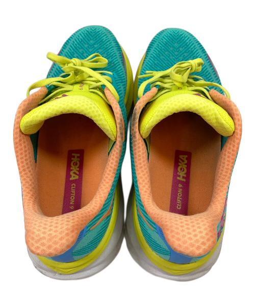 HOKAONEONE（ホカオネオネ）HOKAONEONE (ホカオネオネ) ローカットスニーカー グリーン×イエロー サイズ:28.0の古着・服飾アイテム