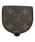 LOUIS VUITTON (ルイ ヴィトン) 小銭入れ/ポルト モネ・キュヴェット ブラウン：4000円