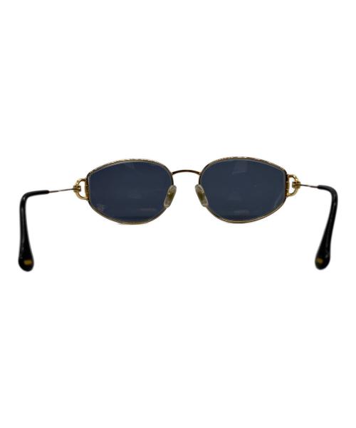 GUCCI（グッチ）GUCCI (グッチ) サングラス ブラック×ゴールドの古着・服飾アイテム