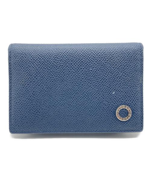 BVLGARI（ブルガリ）BVLGARI (ブルガリ) 名刺入れ/カード入れ/カードケース ネイビーの古着・服飾アイテム