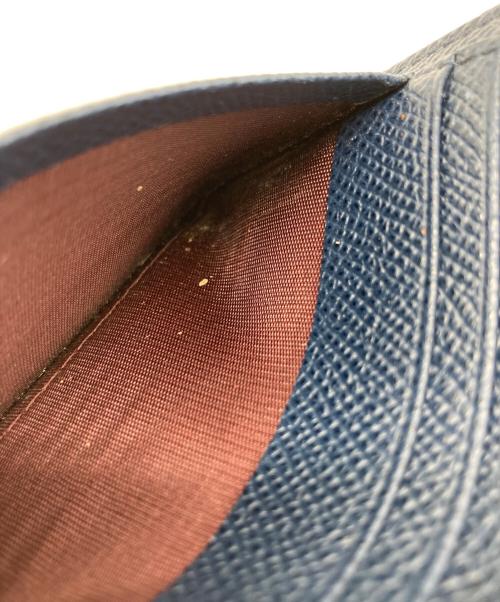 BVLGARI（ブルガリ）BVLGARI (ブルガリ) 名刺入れ/カード入れ/カードケース ネイビーの古着・服飾アイテム