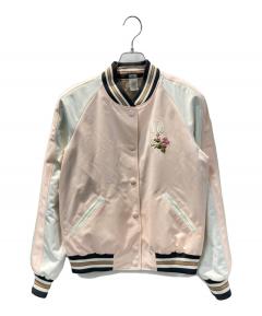 【完全未使用】COACH コーチ スカジャン リバーシブル キルティング 花刺繍 ✨️未使用級✨️COACH コーチ レディースリバーシブル スカジャン