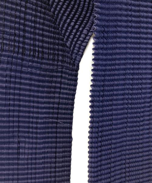 ISSEY MIYAKE（イッセイミヤケ）ISSEY MIYAKE (イッセイミヤケ) プリーツシャツ ネイビー サイズ:2の古着・服飾アイテム