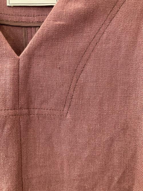 ebure（エブール）ebure (エブール) リネンワンピース ブラウン サイズ:38の古着・服飾アイテム