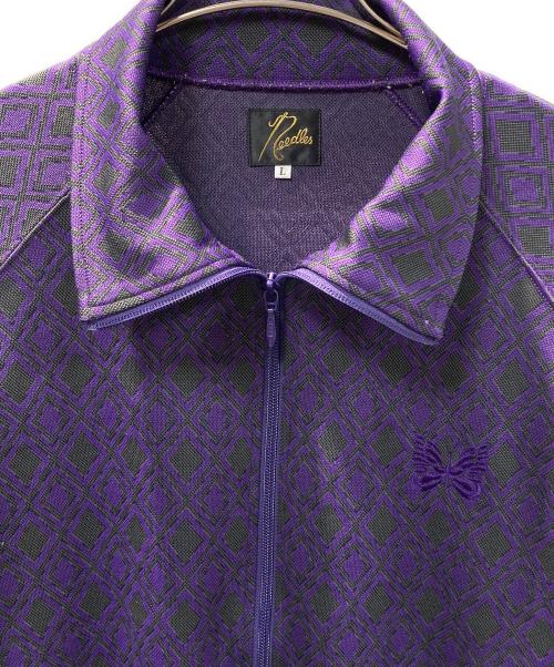 Needles（ニードルズ）Needles (ニードルズ) トラックジャケット グレー×パープル サイズ:Lの古着・服飾アイテム