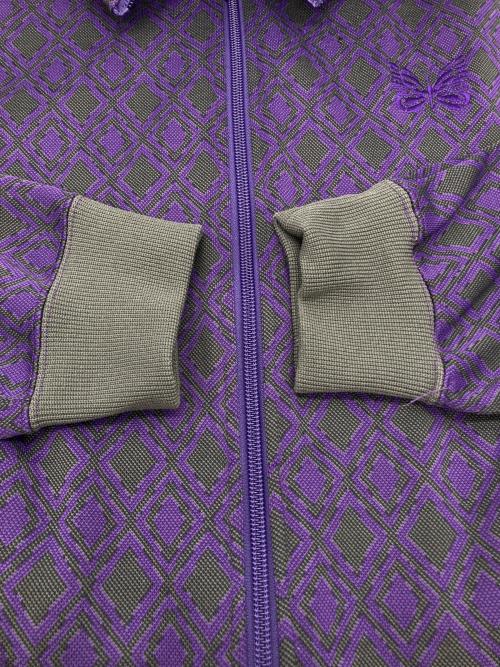 Needles（ニードルズ）Needles (ニードルズ) トラックジャケット グレー×パープル サイズ:Lの古着・服飾アイテム
