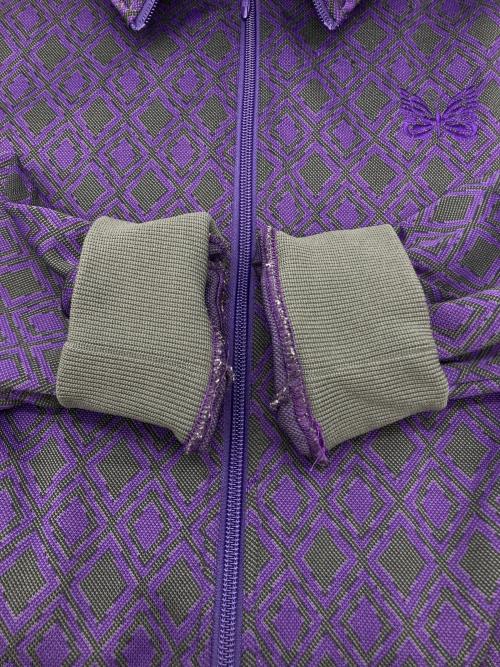 Needles（ニードルズ）Needles (ニードルズ) トラックジャケット グレー×パープル サイズ:Lの古着・服飾アイテム