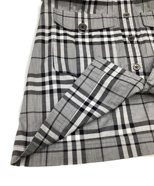 BURBERRY LONDON（バーバリーロンドン）BURBERRY LONDON (バーバリーロンドン) シャツワンピース グレー サイズ:38の古着・服飾アイテム