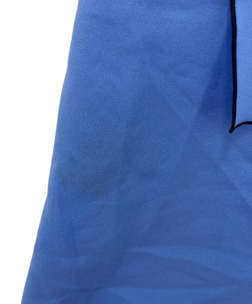 ADORE（アドーア）ADORE (アドーア) ドライタッチシアーブラウス ブルー サイズ:38の古着・服飾アイテム