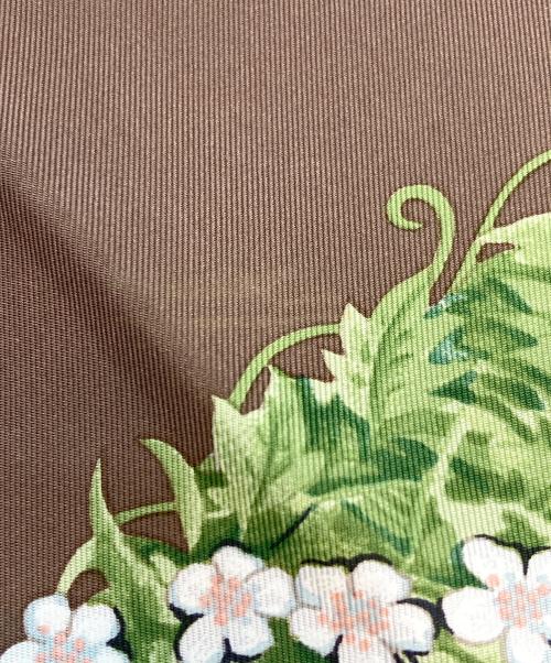 HERMES（エルメス）HERMES (エルメス) シルクスカーフ ライトブラウンの古着・服飾アイテム