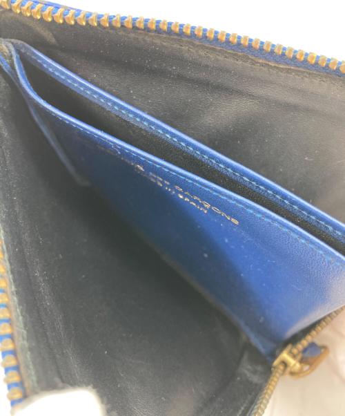 COMME des GARCONS（コムデギャルソン）COMME des GARCONS (コムデギャルソン) コインケース/L字ファスナー財布 ブルーの古着・服飾アイテム