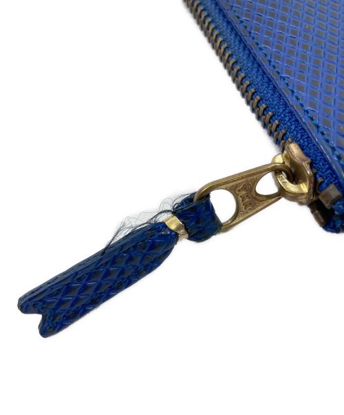 COMME des GARCONS（コムデギャルソン）COMME des GARCONS (コムデギャルソン) コインケース/L字ファスナー財布 ブルーの古着・服飾アイテム