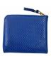 COMME des GARCONS (コムデギャルソン) コインケース/L字ファスナー財布 ブルー：6000円