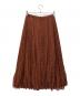AEWEN MATOPH (イウエン マトフ) プリーツスカート ブラウン サイズ:38 未使用品：9000円