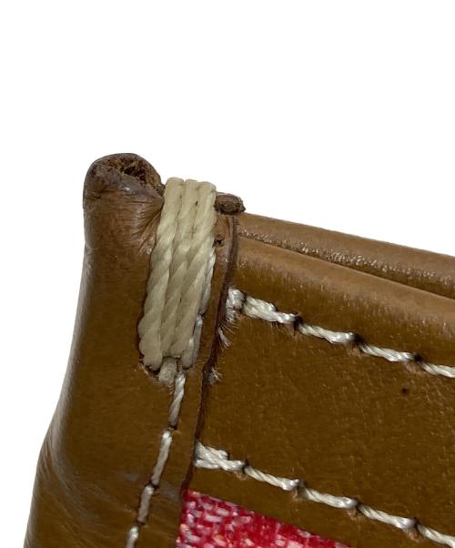 AVACATION（アヴァケーション）AVACATION (アヴァケーション) トートバッグ レッド×ブラウンの古着・服飾アイテム