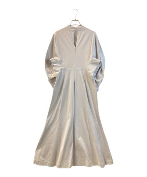 Mame Kurogouchi（マメクロゴウチ）Mame Kurogouchi (マメクロゴウチ) Cotton Jersey Flared Dress グレー サイズ:2の古着・服飾アイテム