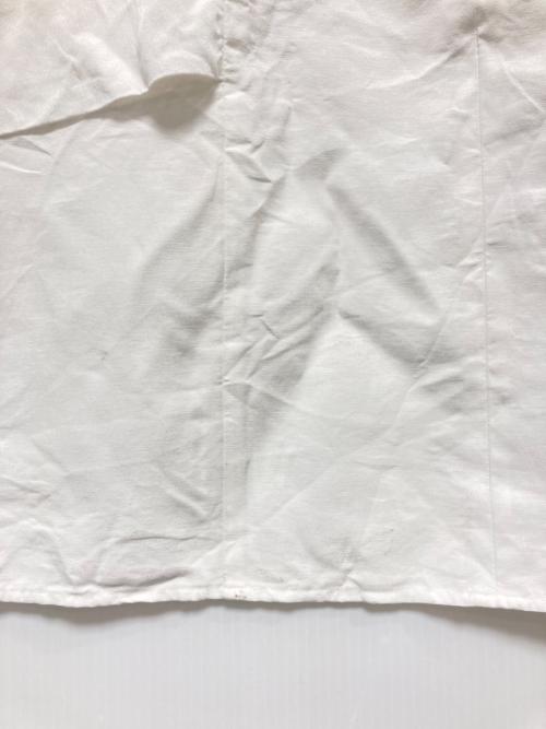 ebure（エブール）EBURE (エブール) ハイカウントポプリン デザインブラウス ホワイト サイズ:38の古着・服飾アイテム