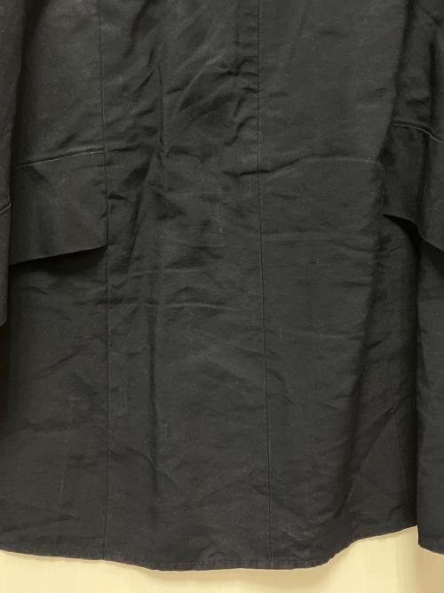 ebure（エブール）EBURE (エブール) ハイカウントポプリン デザインブラウス ネイビー サイズ:38の古着・服飾アイテム