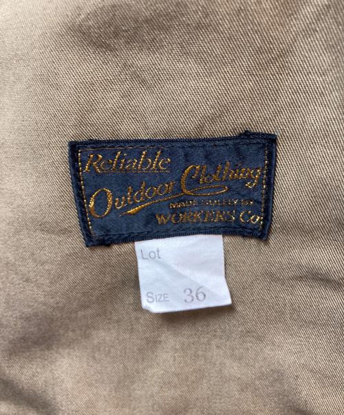 WORKERS（ワーカーズ）WORKERS (ワーカーズ) デッキタンカースジャケット カーキ サイズ:36の古着・服飾アイテム