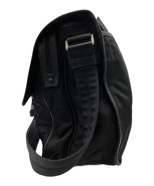 PRADA（プラダ）PRADA (プラダ) ナイロンショルダーバッグ ブラックの古着・服飾アイテム