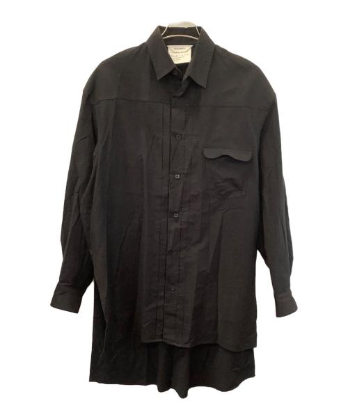 digawel（ディガウェル）digawel (ディガウェル) ロングシャツ ブラック サイズ:1の古着・服飾アイテム