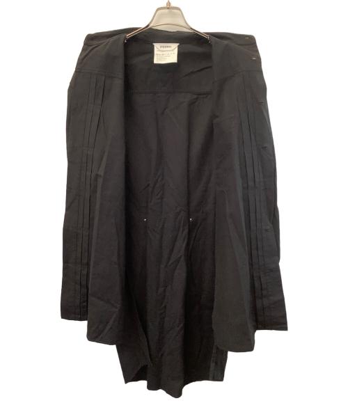 digawel（ディガウェル）digawel (ディガウェル) ロングシャツ ブラック サイズ:1の古着・服飾アイテム