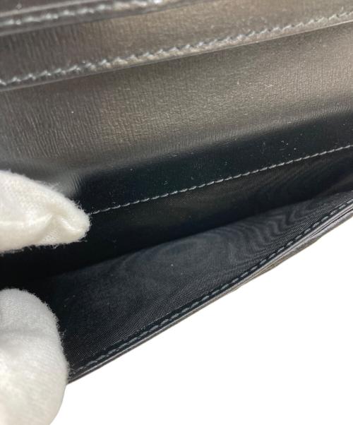 GUCCI（グッチ）GUCCI (グッチ) 2つ折り長財布 ブラックの古着・服飾アイテム
