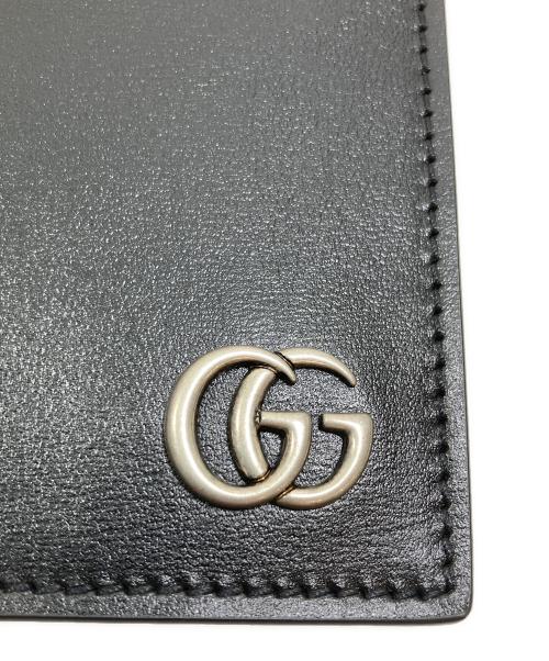 GUCCI（グッチ）GUCCI (グッチ) 2つ折り長財布 ブラックの古着・服飾アイテム